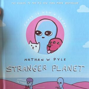 Stranger Planet by - Blue and Pink Illustrated Book